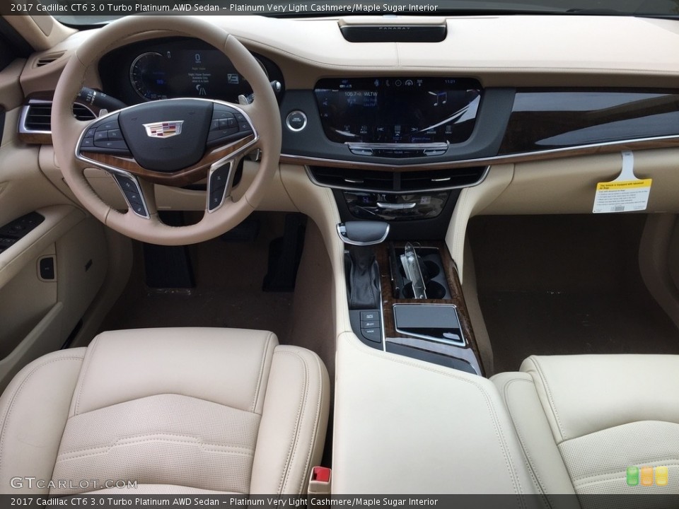 Platinum Very Light Cashmere/Maple Sugar Interior Photo for the 2017 Cadillac CT6 3.0 Turbo Platinum AWD Sedan #119717640