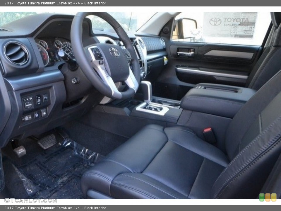 Black Interior Front Seat for the 2017 Toyota Tundra Platinum CrewMax 4x4 #119721353