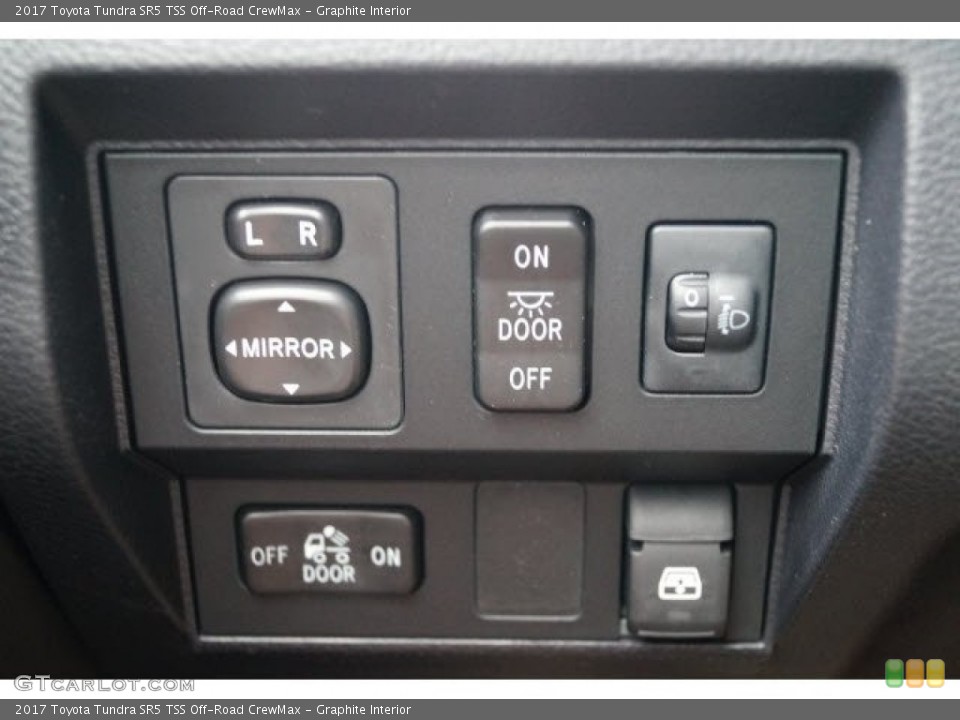 Graphite Interior Controls for the 2017 Toyota Tundra SR5 TSS Off-Road CrewMax #119722747