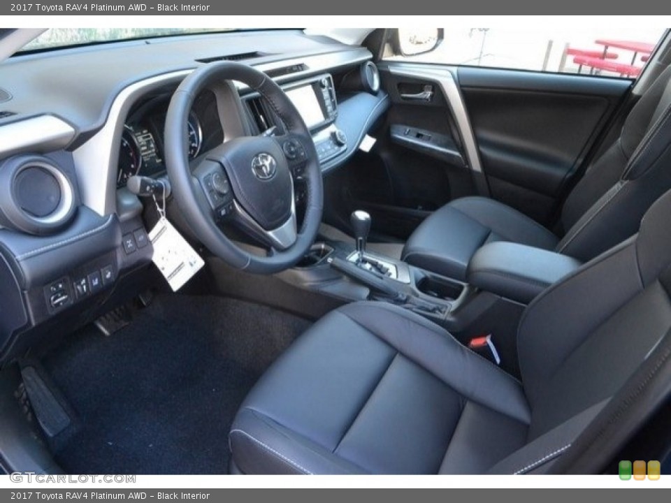 Black Interior Photo for the 2017 Toyota RAV4 Platinum AWD #119722897
