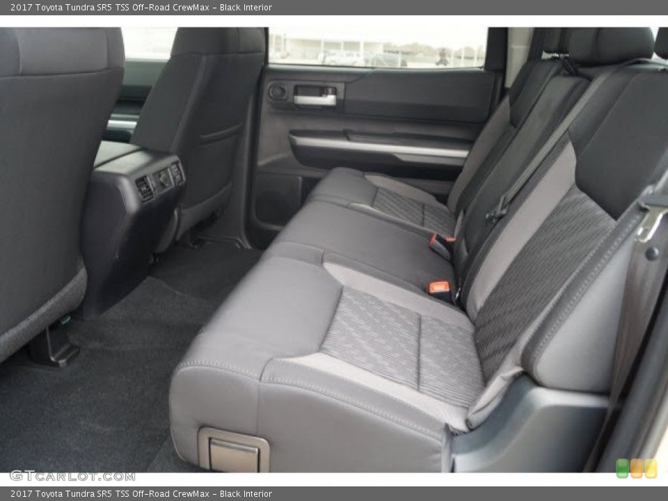 Black Interior Rear Seat for the 2017 Toyota Tundra SR5 TSS Off-Road CrewMax #119722924