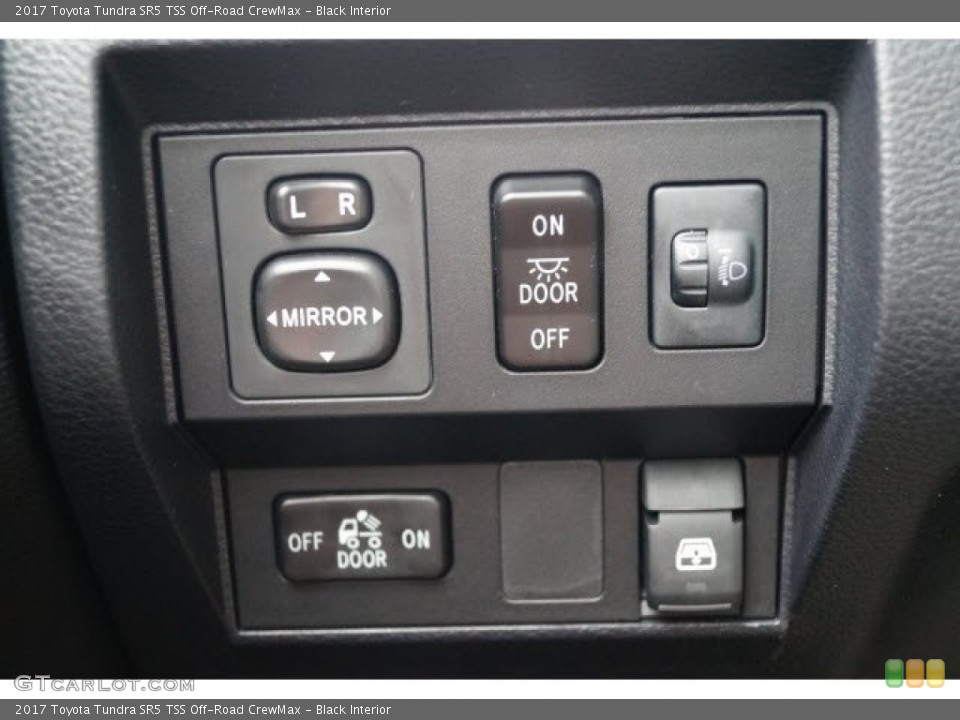 Black Interior Controls for the 2017 Toyota Tundra SR5 TSS Off-Road CrewMax #119722960