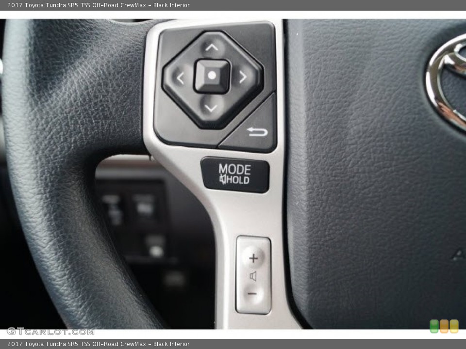 Black Interior Controls for the 2017 Toyota Tundra SR5 TSS Off-Road CrewMax #119722987