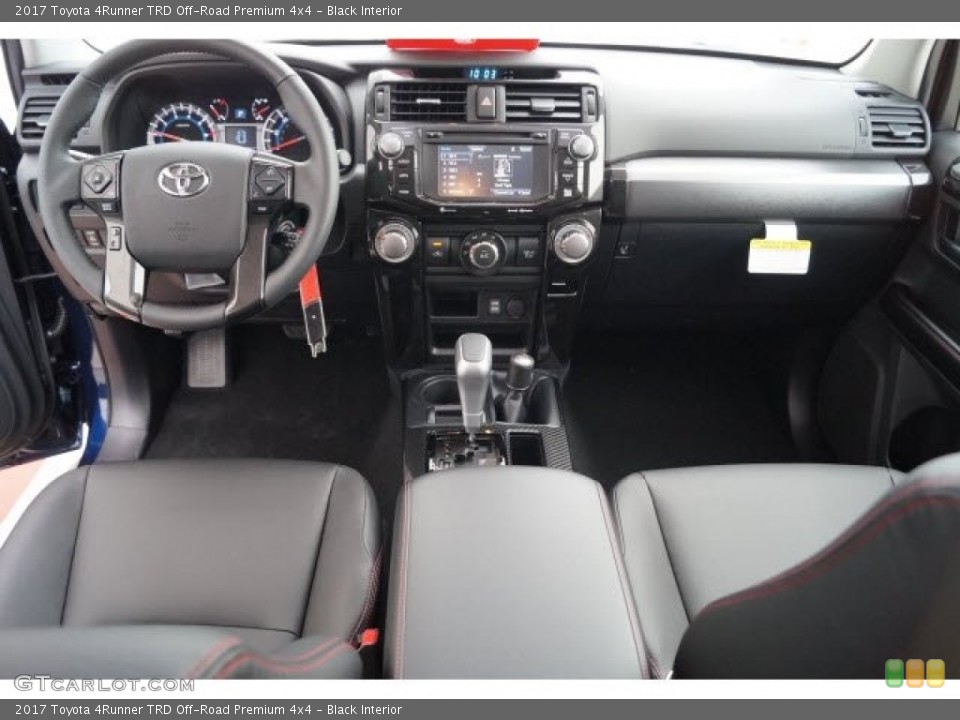 Black Interior Dashboard for the 2017 Toyota 4Runner TRD Off-Road Premium 4x4 #119726287