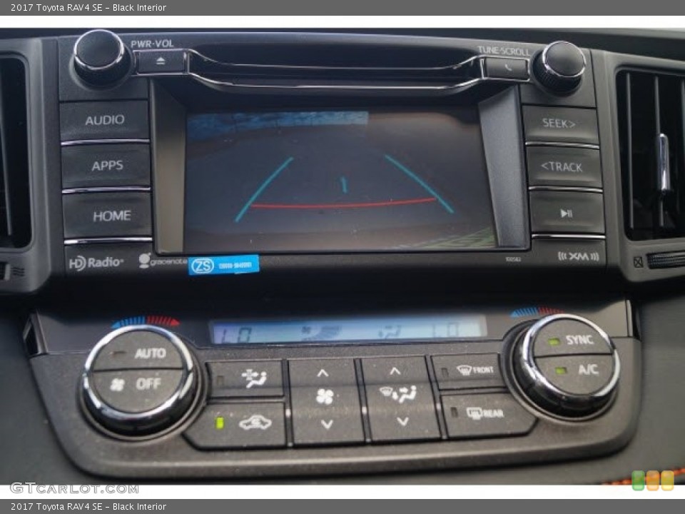 Black Interior Controls for the 2017 Toyota RAV4 SE #119726563