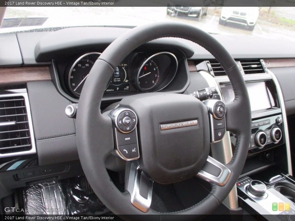 Vintage Tan/Ebony Interior Steering Wheel for the 2017 Land Rover Discovery HSE #119726803