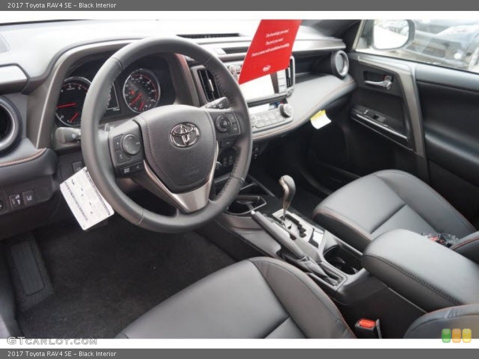Black Interior Photo for the 2017 Toyota RAV4 SE #119727018