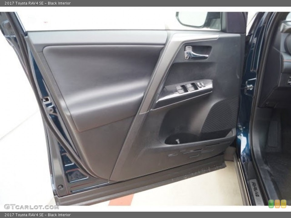 Black Interior Door Panel for the 2017 Toyota RAV4 SE #119727040