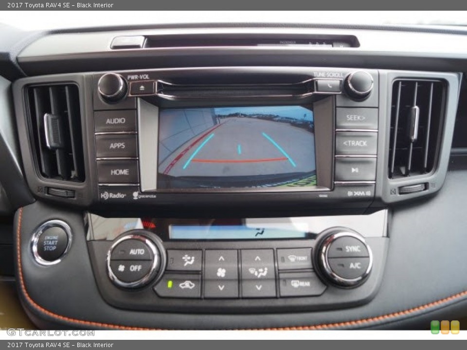 Black Interior Controls for the 2017 Toyota RAV4 SE #119727184