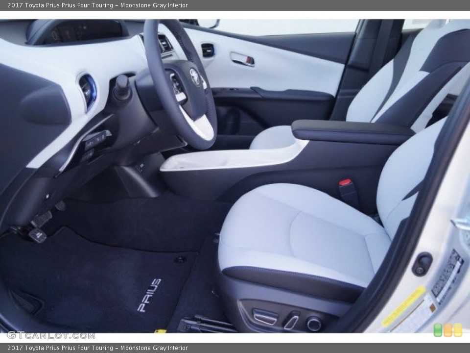 Moonstone Gray Interior Front Seat for the 2017 Toyota Prius Prius Four Touring #119728618
