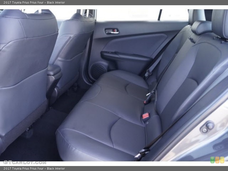 Black Interior Rear Seat for the 2017 Toyota Prius Prius Four #119728933