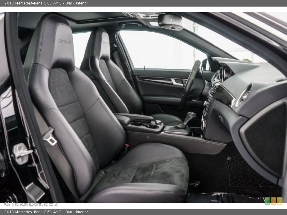 Black Interior Front Seat for the 2013 Mercedes-Benz C 63 AMG #119730571