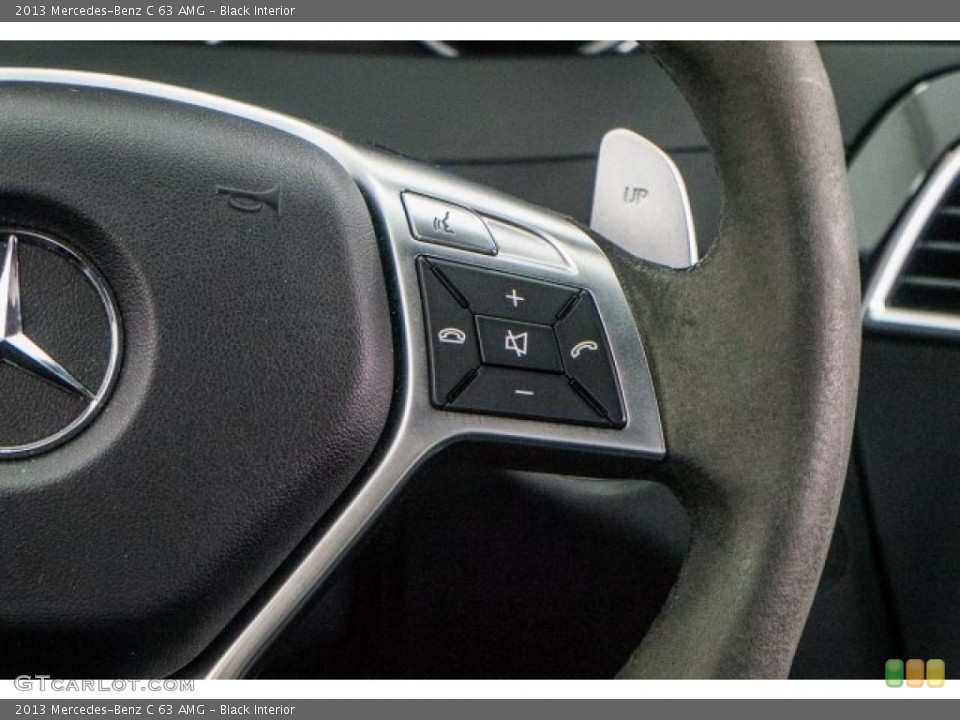 Black Interior Controls for the 2013 Mercedes-Benz C 63 AMG #119730634