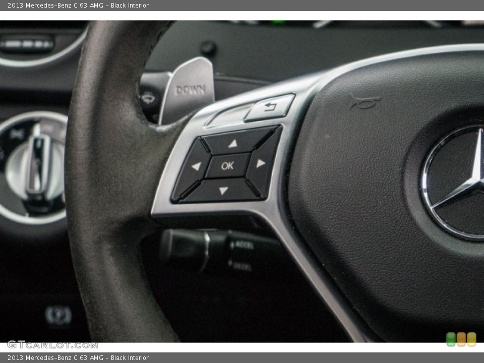 Black Interior Controls for the 2013 Mercedes-Benz C 63 AMG #119730658