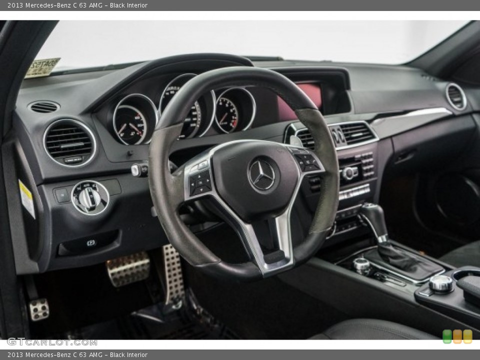 Black Interior Dashboard for the 2013 Mercedes-Benz C 63 AMG #119730700