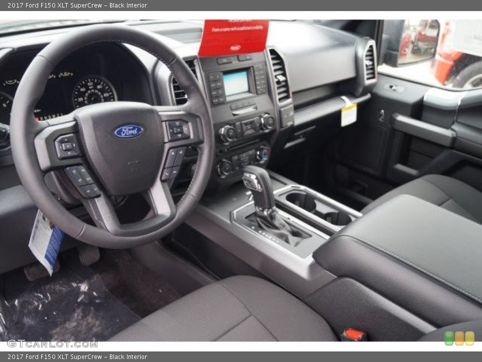 Black Interior Photo for the 2017 Ford F150 XLT SuperCrew #119731846