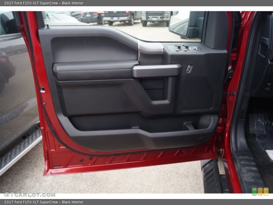 Black Interior Door Panel for the 2017 Ford F150 XLT SuperCrew #119731870