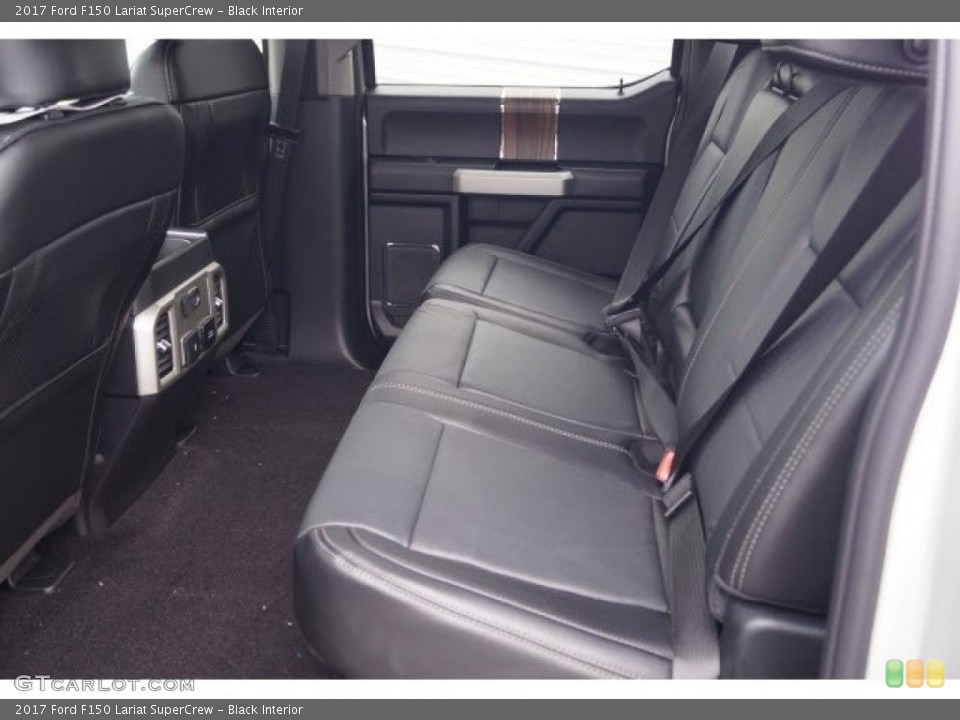 Black Interior Rear Seat for the 2017 Ford F150 Lariat SuperCrew #119732116