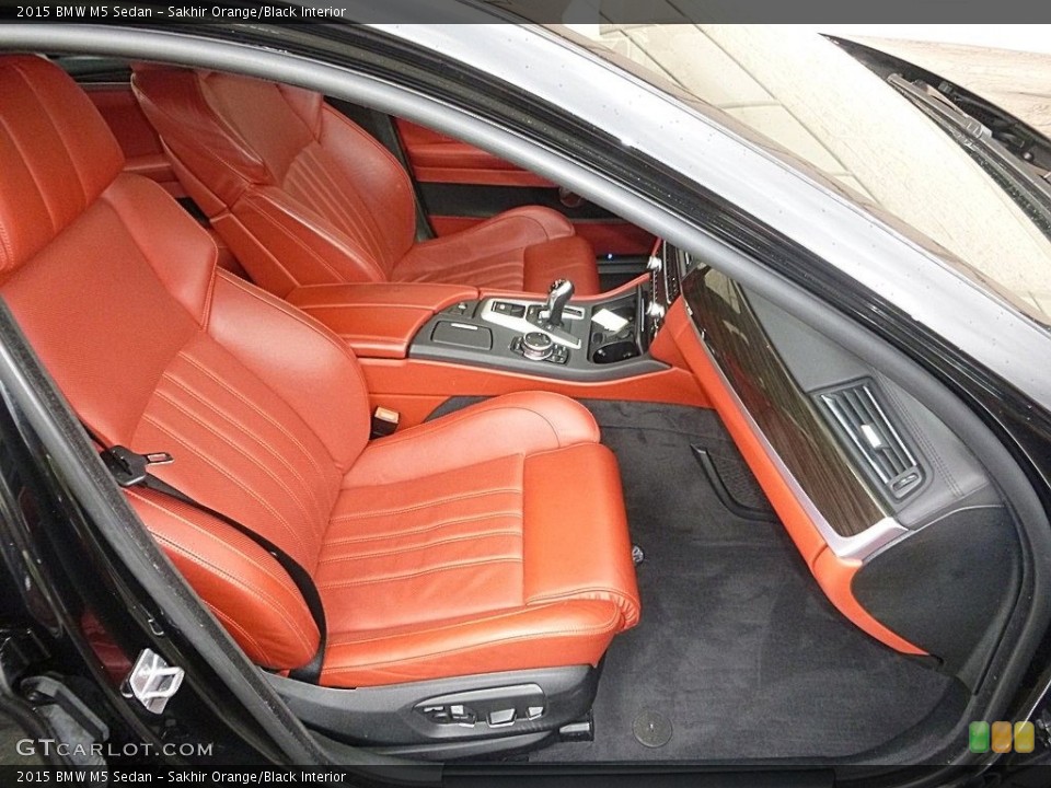 Sakhir Orange/Black Interior Front Seat for the 2015 BMW M5 Sedan #119732551