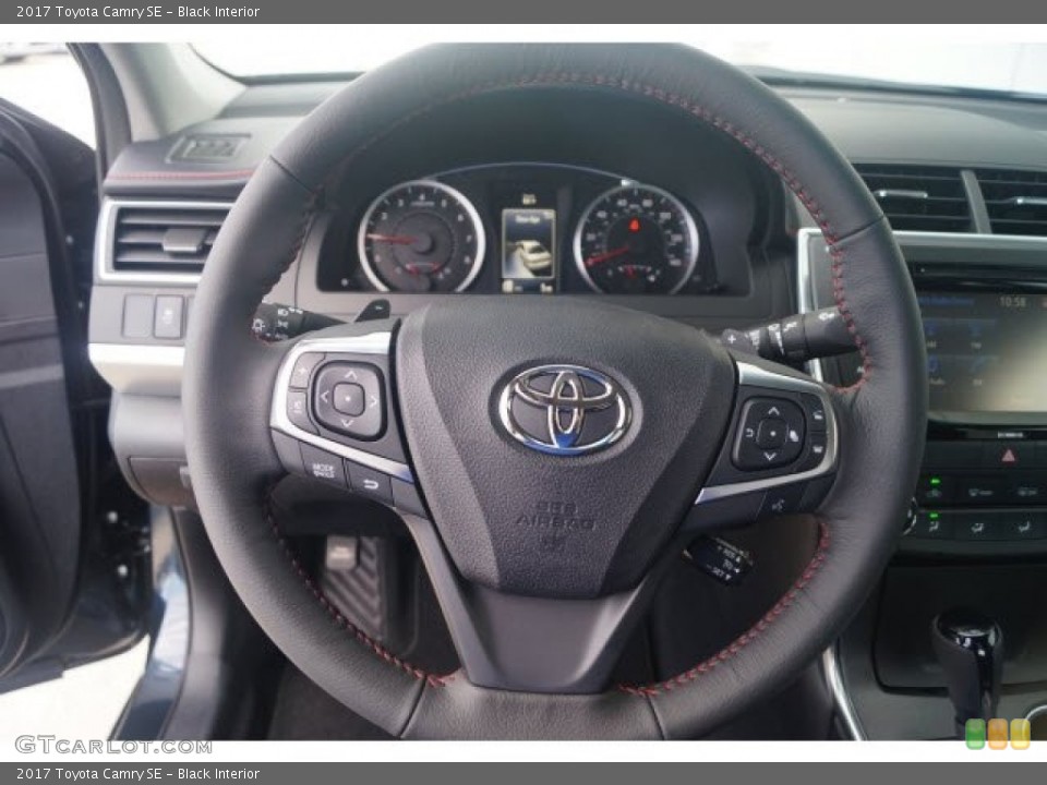 Black Interior Steering Wheel for the 2017 Toyota Camry SE #119732704