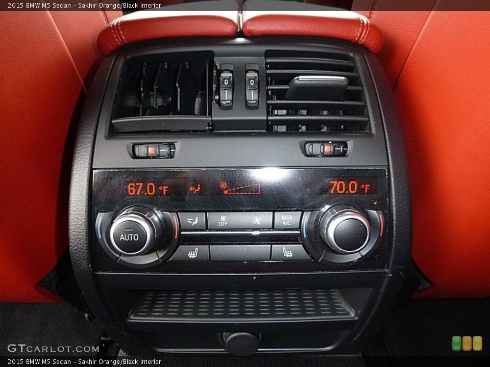 Sakhir Orange/Black Interior Controls for the 2015 BMW M5 Sedan #119732713