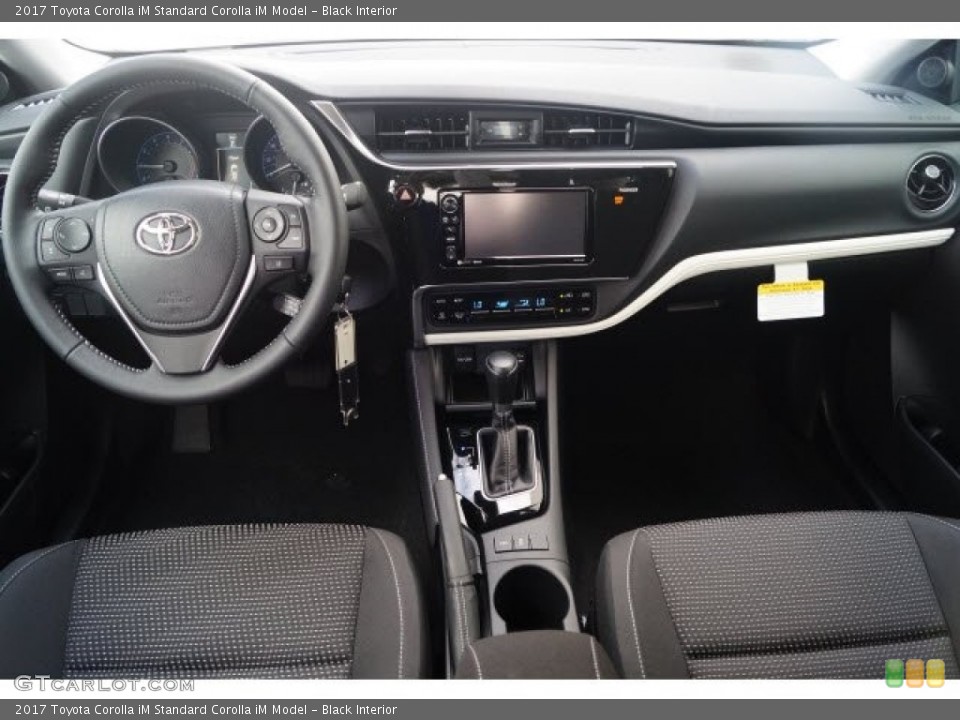 Black Interior Dashboard for the 2017 Toyota Corolla iM  #119734462