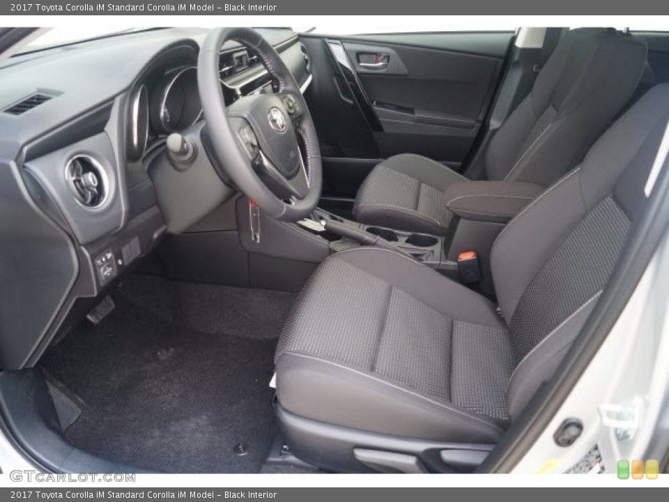 Black Interior Photo for the 2017 Toyota Corolla iM  #119734540
