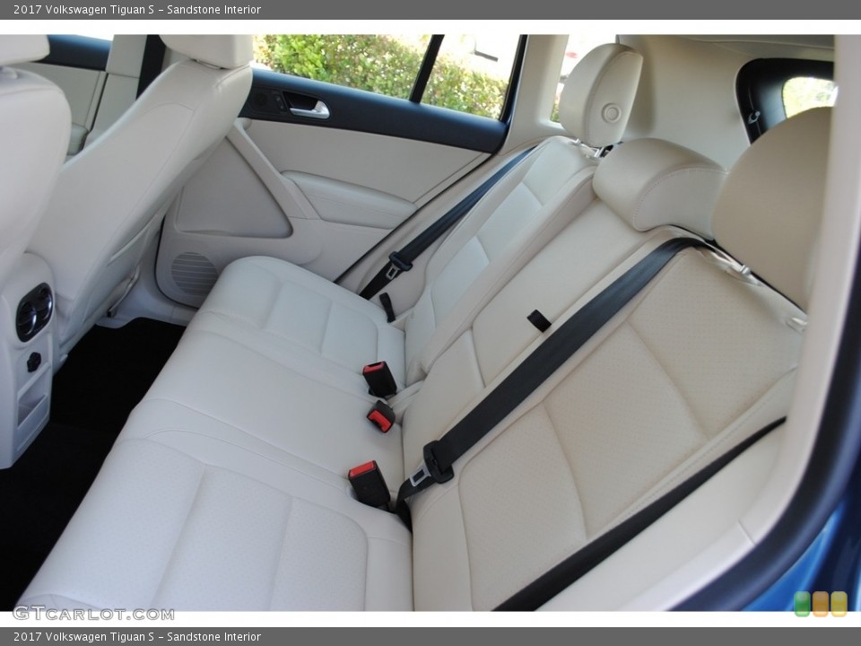 Sandstone Interior Rear Seat for the 2017 Volkswagen Tiguan S #119743849