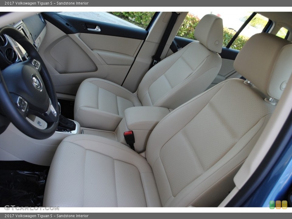 Sandstone Interior Front Seat for the 2017 Volkswagen Tiguan S #119743897