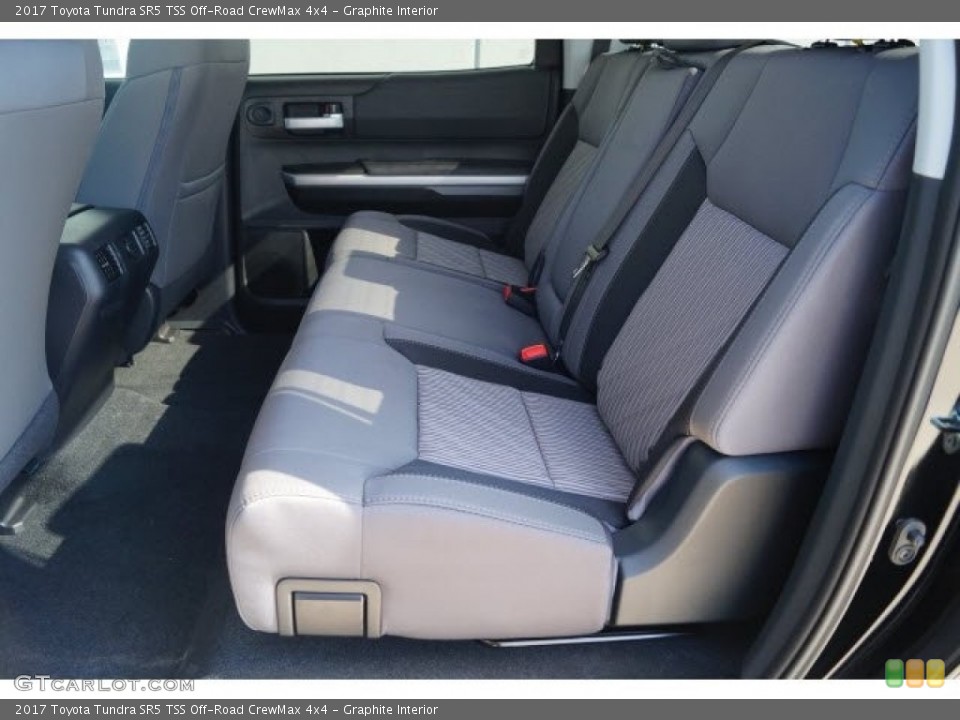 Graphite Interior Rear Seat for the 2017 Toyota Tundra SR5 TSS Off-Road CrewMax 4x4 #119750119