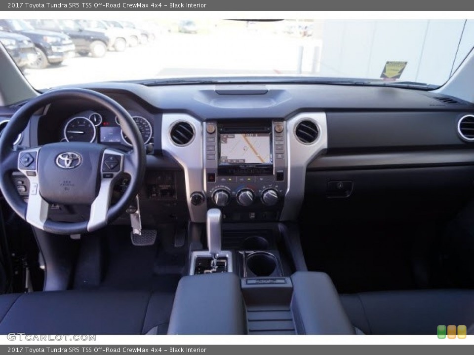 Black Interior Dashboard for the 2017 Toyota Tundra SR5 TSS Off-Road CrewMax 4x4 #119750236