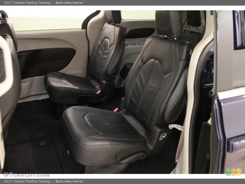 Black/Alloy Interior Rear Seat for the 2017 Chrysler Pacifica Touring L #119750483