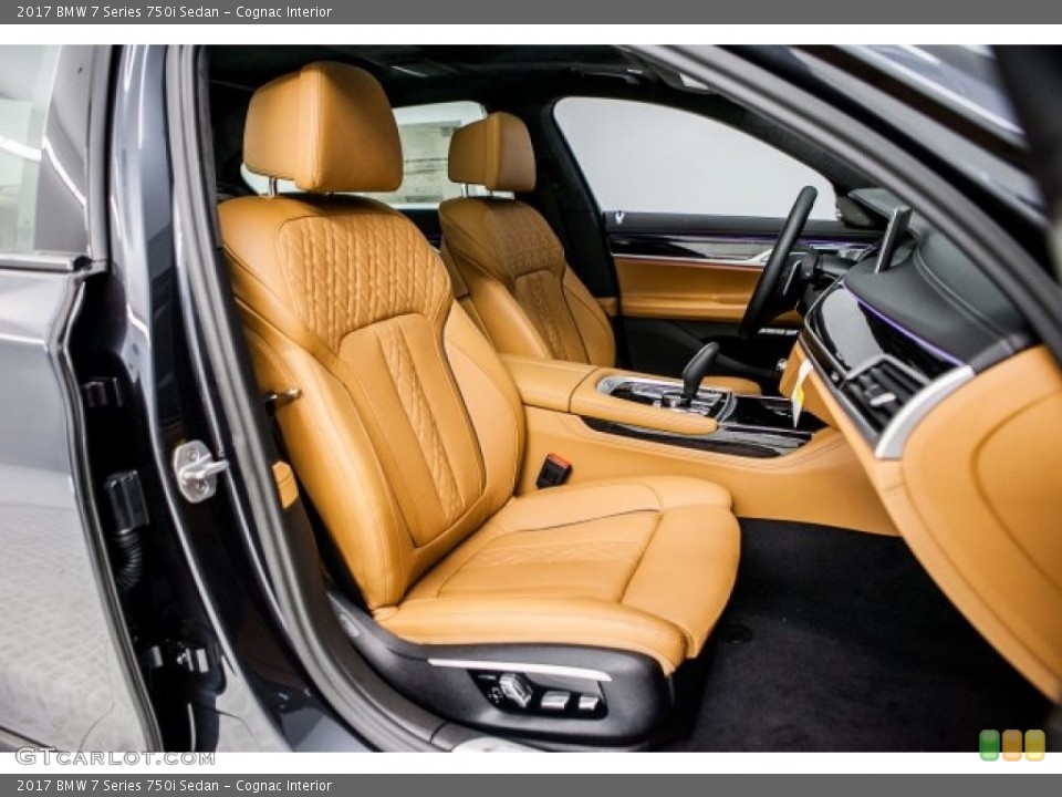 Cognac Interior Photo for the 2017 BMW 7 Series 750i Sedan #119763247