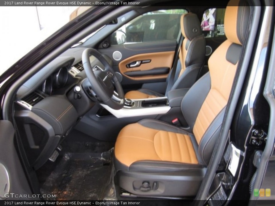 Ebony/Vintage Tan Interior Photo for the 2017 Land Rover Range Rover Evoque HSE Dynamic #119766730