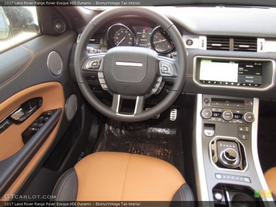 Ebony/Vintage Tan Interior Dashboard for the 2017 Land Rover Range Rover Evoque HSE Dynamic #119766757
