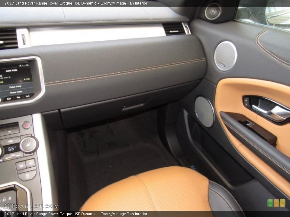 Ebony/Vintage Tan Interior Dashboard for the 2017 Land Rover Range Rover Evoque HSE Dynamic #119766760