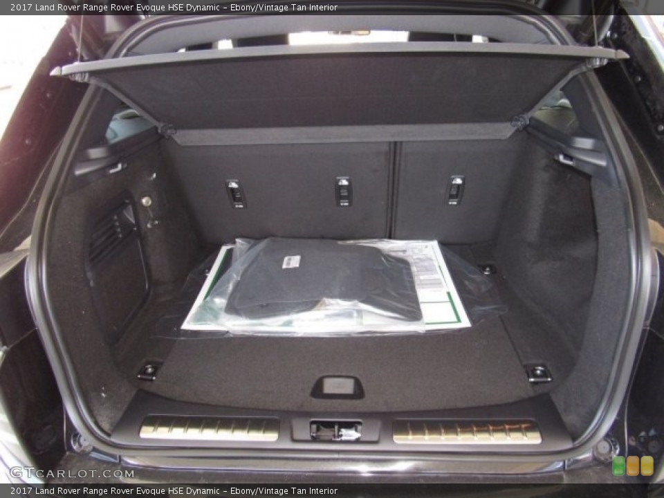 Ebony/Vintage Tan Interior Trunk for the 2017 Land Rover Range Rover Evoque HSE Dynamic #119766766