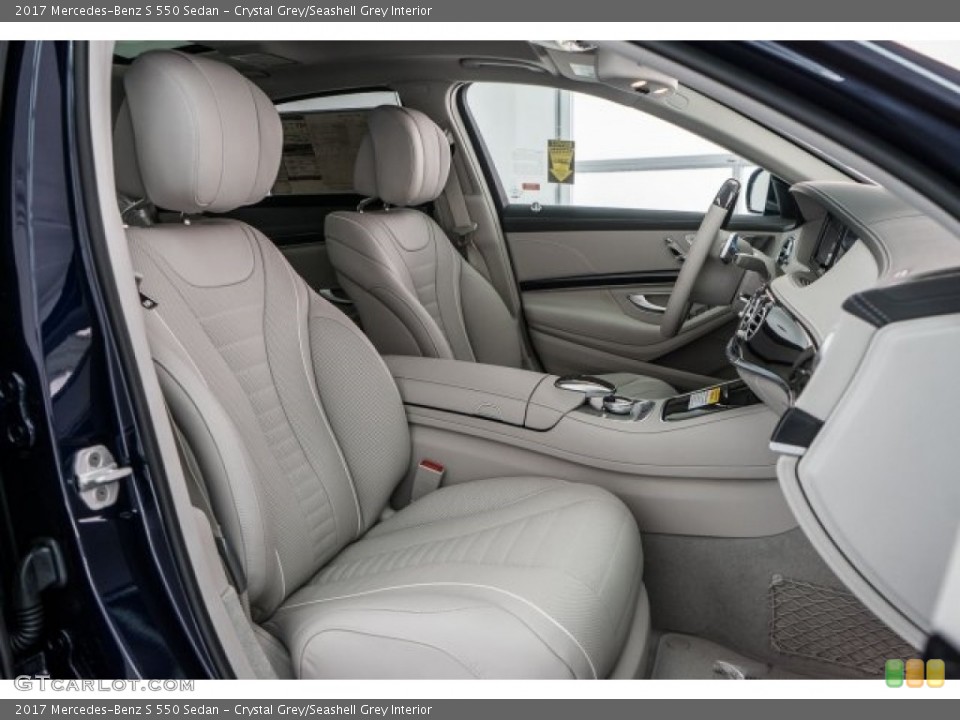 Crystal Grey/Seashell Grey 2017 Mercedes-Benz S Interiors