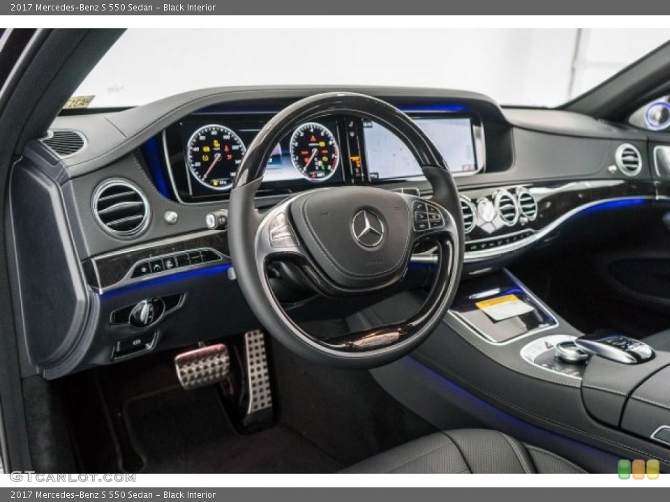 Black Interior Dashboard for the 2017 Mercedes-Benz S 550 Sedan #119767590