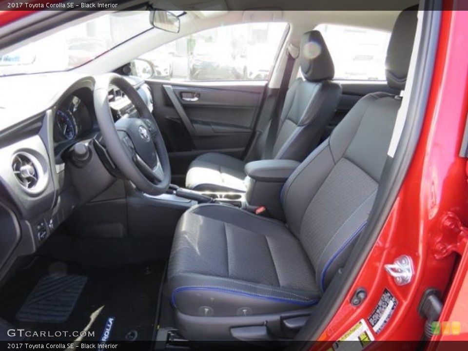 Black Interior Front Seat for the 2017 Toyota Corolla SE #119767933