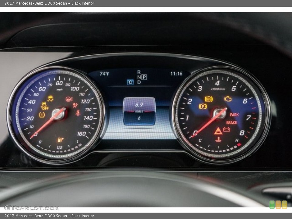 Black Interior Gauges for the 2017 Mercedes-Benz E 300 Sedan #119768150