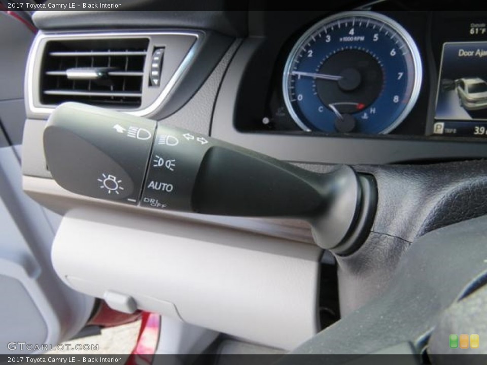 Black Interior Controls for the 2017 Toyota Camry LE #119770226