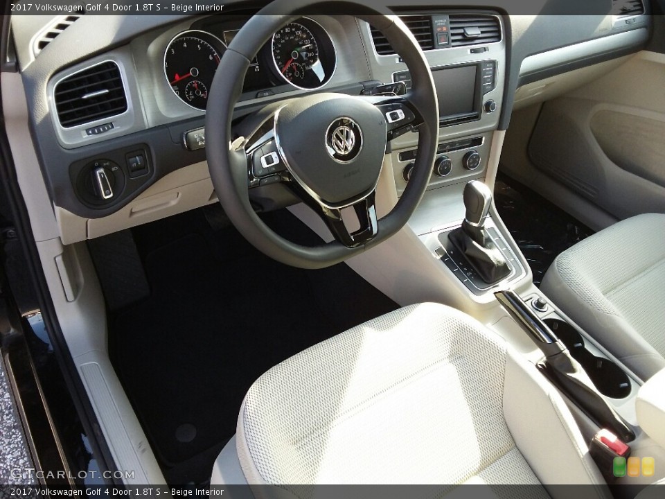 Beige Interior Photo for the 2017 Volkswagen Golf 4 Door 1.8T S #119774248