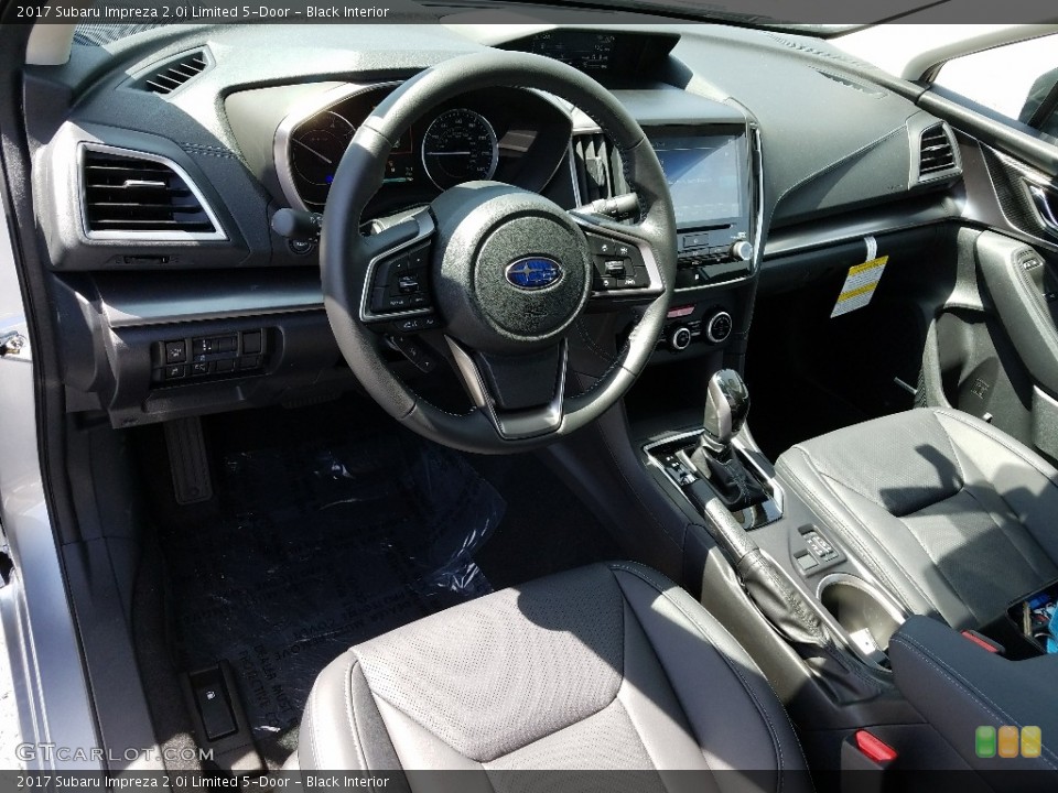 Black Interior Front Seat for the 2017 Subaru Impreza 2.0i Limited 5-Door #119775382