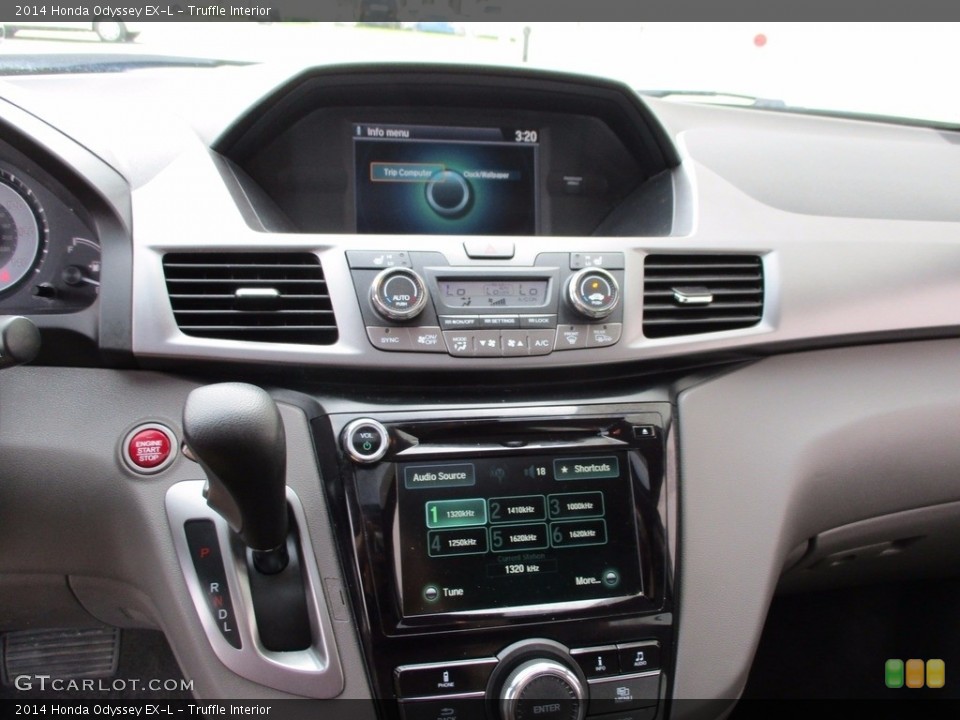 Truffle Interior Controls for the 2014 Honda Odyssey EX-L #119776225