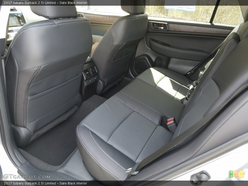 Slate Black Interior Rear Seat for the 2017 Subaru Outback 2.5i Limited #119777812