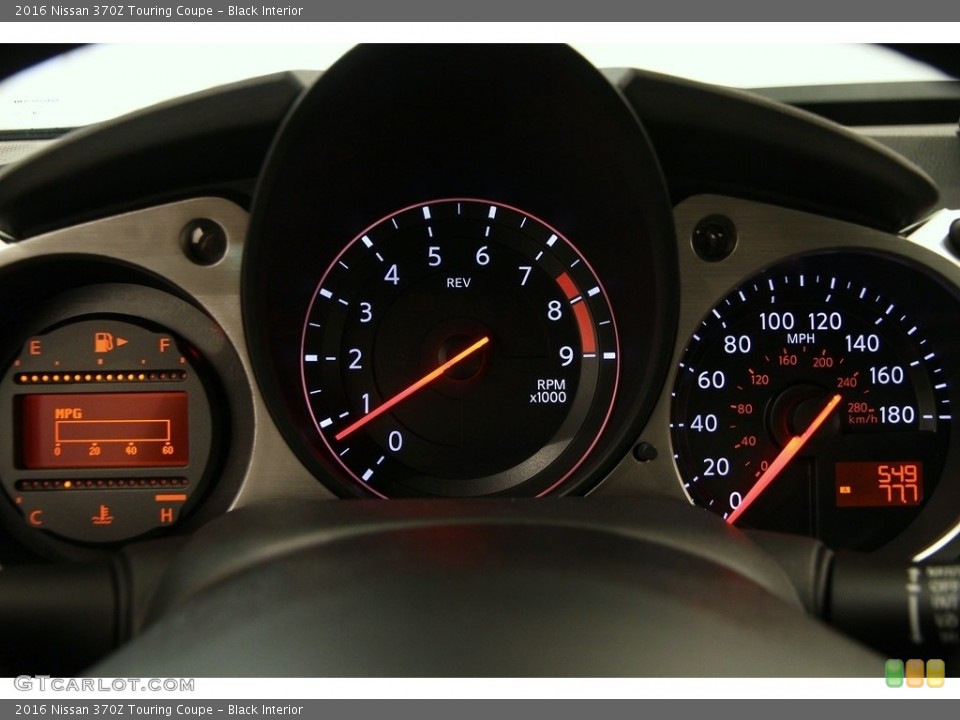 Black Interior Gauges for the 2016 Nissan 370Z Touring Coupe #119779282