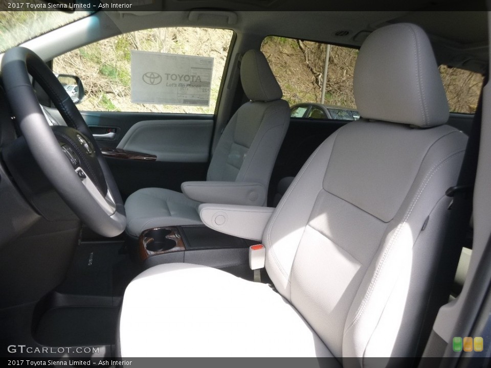 Ash Interior Front Seat for the 2017 Toyota Sienna Limited #119780761