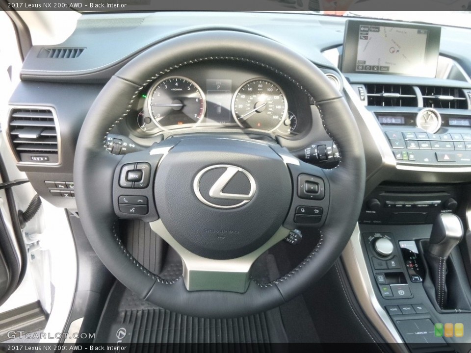 Black Interior Steering Wheel for the 2017 Lexus NX 200t AWD #119786905