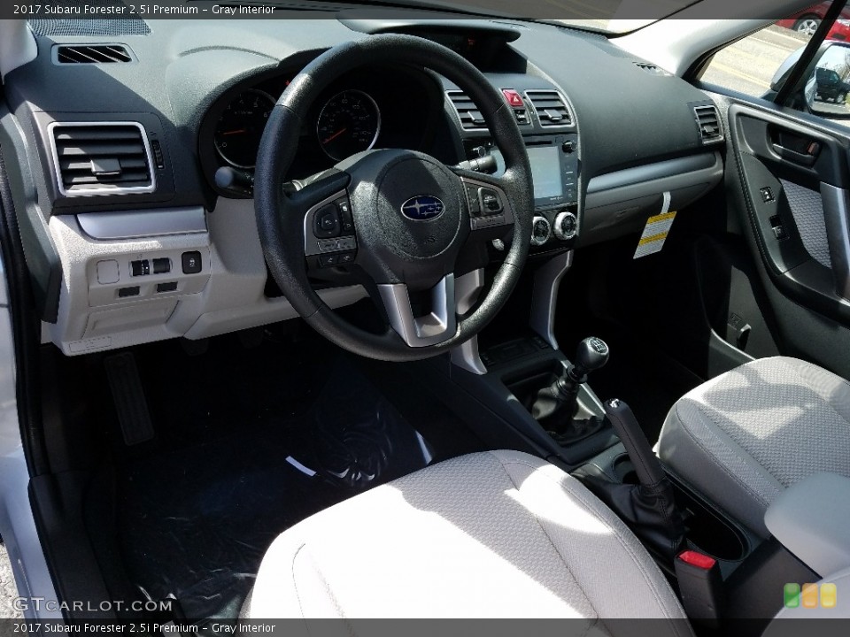 Gray Interior Front Seat for the 2017 Subaru Forester 2.5i Premium #119788405